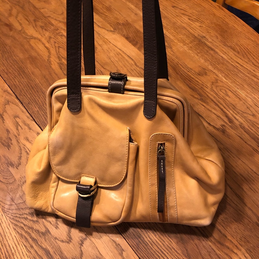 Vintage SOPHIA VISCONTI leather handbag